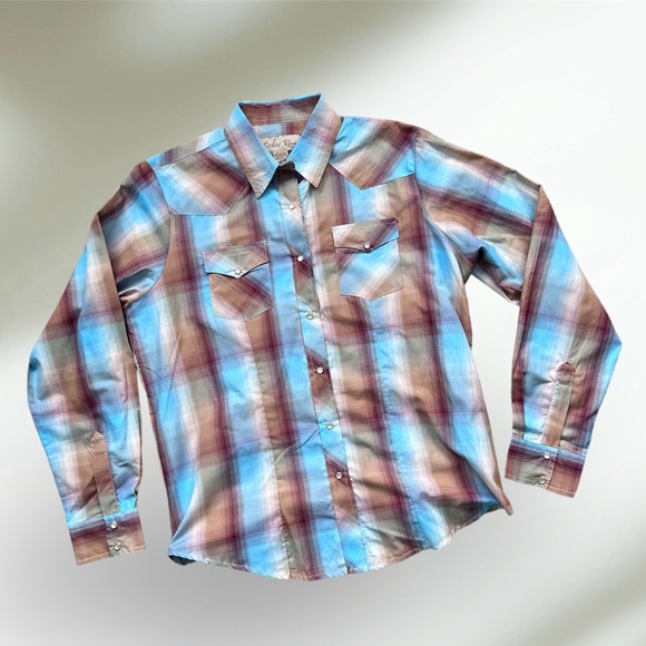 Cedar Rose women’s pearl snap button down, NWT, XL - Picture 3 of 9